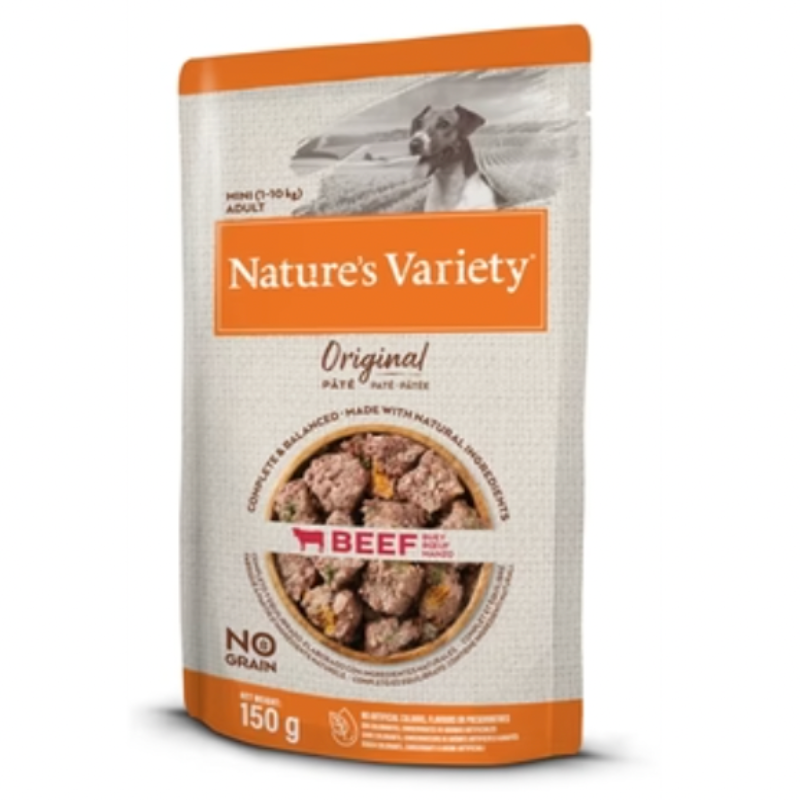 Natures Variety Original Mini-Beutel Rindfleisch 8x150g